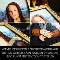 LEGO Art Mona Lisa 31213 productafbeelding 8