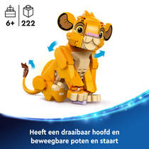 LEGO Disney Simba de Leeuwenkoning als welp 43243 productafbeelding 5