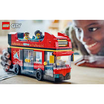 LEGO City toeristische rode dubbeldekker 60407 productafbeelding 6