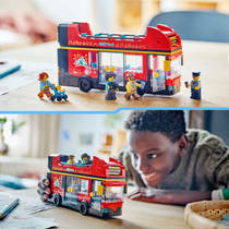 LEGO City toeristische rode dubbeldekker 60407 productafbeelding 3