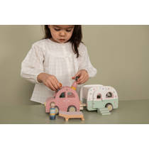 Little Dutch houten auto met caravan productafbeelding 7