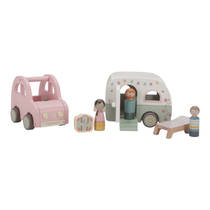 Little Dutch houten auto met caravan productafbeelding 8