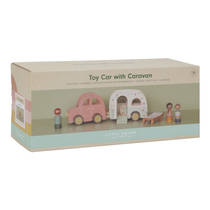 Little Dutch houten auto met caravan productafbeelding 5