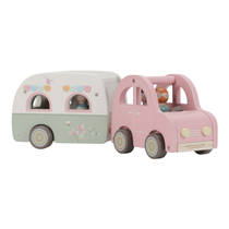 Little Dutch houten auto met caravan productafbeelding 10