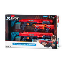 X-Shot Excel Hawk Eye blaster Micro blaster Twin Pack Main Image - 1