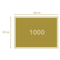 Clementoni puzzel drie labradors - 1000 puzzelstukjes productafbeelding 2