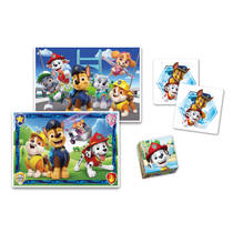 Clementoni Edukit PAW Patrol 4-in-1 puzzel- + spellenset productafbeelding 2