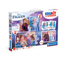 Clementoni Edukit Disney Frozen 4-in-1 puzzel- + spellenset