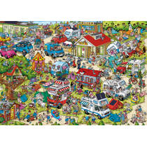 Ravensburger puzzel Vakantieoord 1 de camping - 1000 stukjes productafbeelding 2