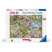 Ravensburger puzzel Vakantieoord 3 Het zwembad - 1000 stukjes