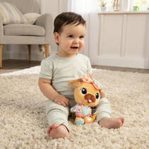 Lamaze Lovey de hond knuffel met ophangclip productafbeelding 7
