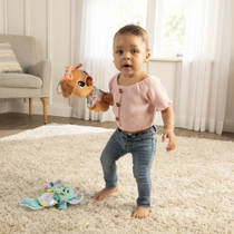 Lamaze Lovey de hond knuffel met ophangclip productafbeelding 8