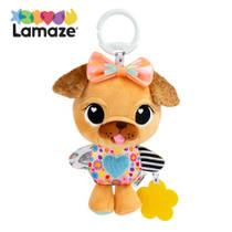Lamaze Lovey de hond knuffel met ophangclip productafbeelding 2