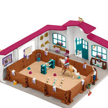 schleich HORSE CLUB Rijhal Peppertree 42639 productafbeelding 8