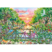 Ravensburger puzzel fietsen in Amsterdam Special - 1000 stukjes productafbeelding 2