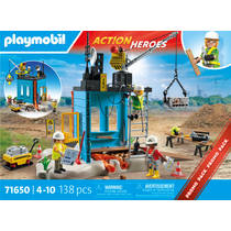 PLAYMOBIL Action Heroes promopack bouwplaats 71650 productafbeelding 6