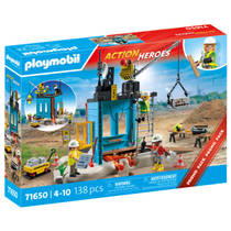 PLAYMOBIL Action Heroes promopack bouwplaats 71650 productafbeelding 8