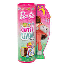 Barbie Cutie Reveal kitten in rood pandakostuum productafbeelding 2