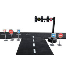 Kids Globe Traffic stoplicht en verkeersborden productafbeelding 3