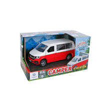Kids Globe Traffic pull back Volkswagen Transporter Camper productafbeelding 2