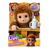 Little Live Pets My baby Monkey Mango interactieve knuffelaap productafbeelding 2