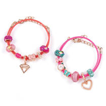 Make It Real halo charms bedelarmbanden pretty in pink productafbeelding 3