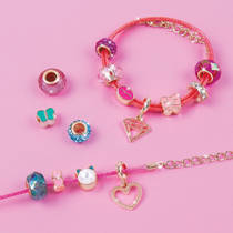 Make It Real halo charms bedelarmbanden pretty in pink productafbeelding 4