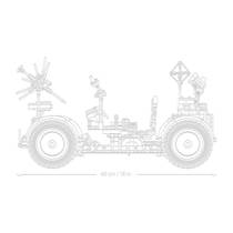 LEGO Technic NASA Apollo maanwagen – LRV 42182 productafbeelding 3