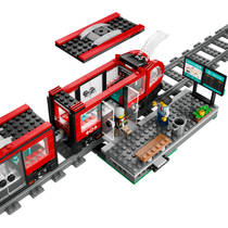 LEGO City stadstram en station 60423 productafbeelding 6