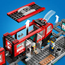 LEGO City stadstram en station 60423 productafbeelding 3