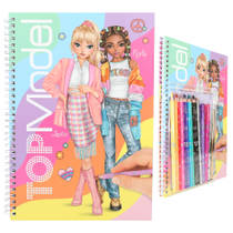 TOPModel kleurboek met kleurpotloden productafbeelding 6