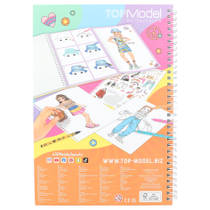 TOPModel kleurboek met kleurpotloden productafbeelding 5
