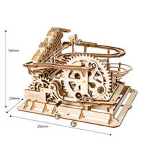 Robotime Marble Run 3D houten knikkerbaan productafbeelding 3