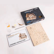 Robotime Marble Run 3D houten knikkerbaan productafbeelding 2