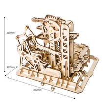 Robotime Marble Run 3D houten knikkerbaan Climber productafbeelding 2