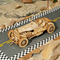 Robotime ROKR 3D houten Grand Prix Car pionierssportwagen productafbeelding 5