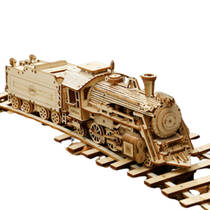 Robotime ROKR 3D houten Prime Steam Express stoomtrein productafbeelding 2