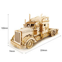 Robotime ROKR 3D houten vrachtwagen productafbeelding 2