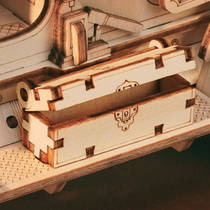 Robotime ROKR 3D houten klassieke auto productafbeelding 7