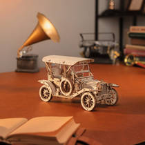 Robotime ROKR 3D houten klassieke auto productafbeelding 2