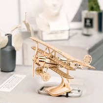 Robotime ROKR 3D houten vliegtuig productafbeelding 3