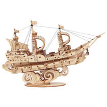 Robotime ROKR 3D houten zeilschip productafbeelding 2