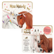 Miss Melody armband textiel met boodschap productafbeelding 5