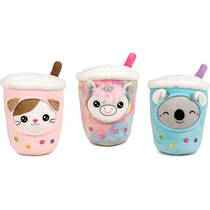 Kawaii Bubble Tea knuffel - 20 cm