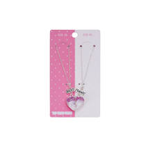 BFF kettingset hart - roze