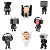 Skibidi Toilet standaard figuren set - 11 cm Main Image - 2