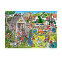 Jumbo Wasgij Destiny 28 puzzel De mancave van pa - 1000 stukjes productafbeelding 2