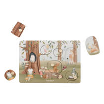 Little Dutch Forest Friends houten geluidenpuzzel - 7 stukjes productafbeelding 2
