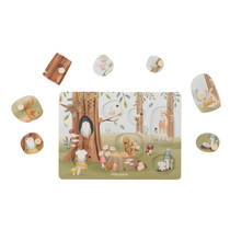Little Dutch Forest Friends houten geluidenpuzzel - 7 stukjes productafbeelding 5