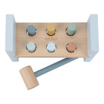 Little Dutch Forest Friends houten hamerbank productafbeelding 2